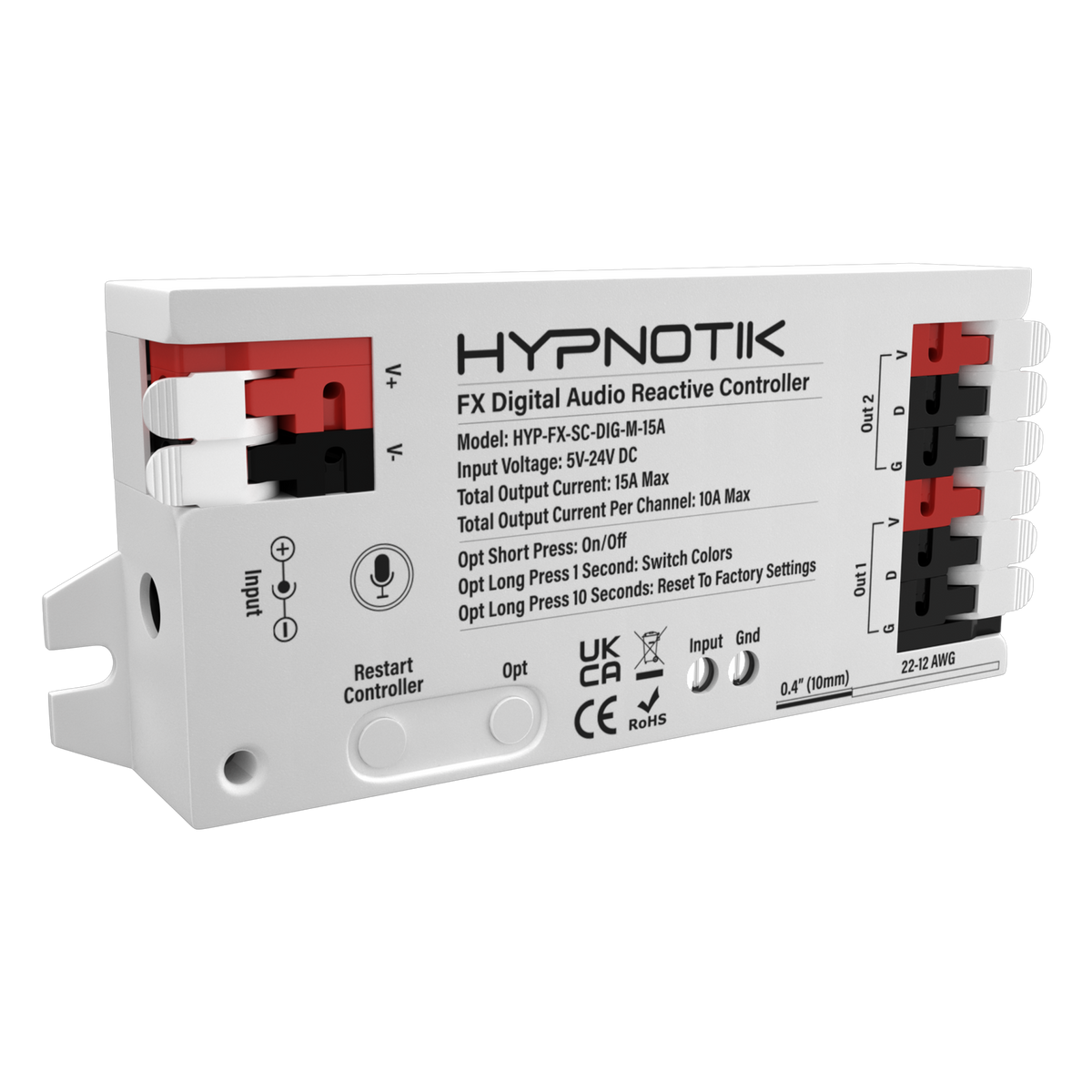 Audio Reactive Pixel Controller (Wi-Fi) – Hypnotik